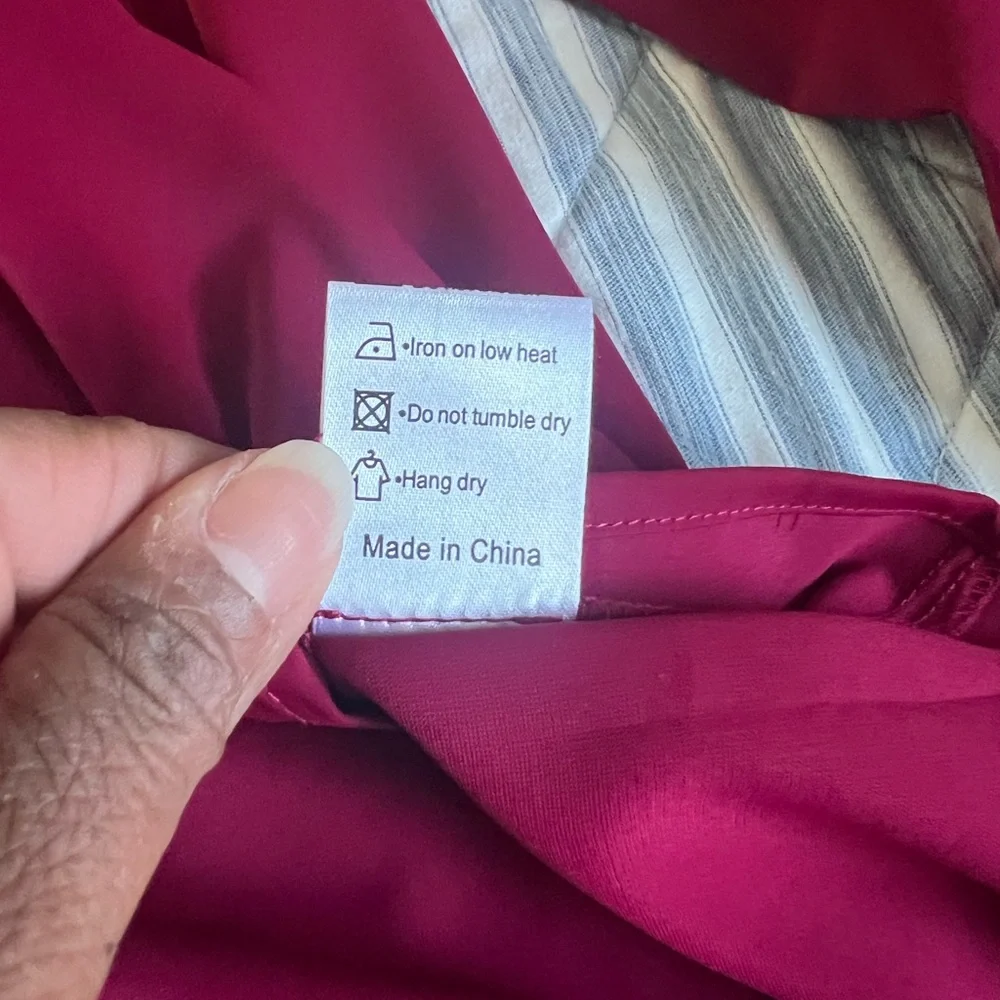 Jouica Crimson Red Blouse for Women Size Medium